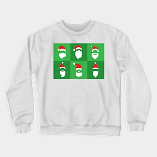 Santa Claus beard ugly christmas Crewneck Sweatshirt